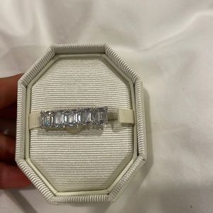 Swarovski Crystal Bar Ring (size 55) BNWOT